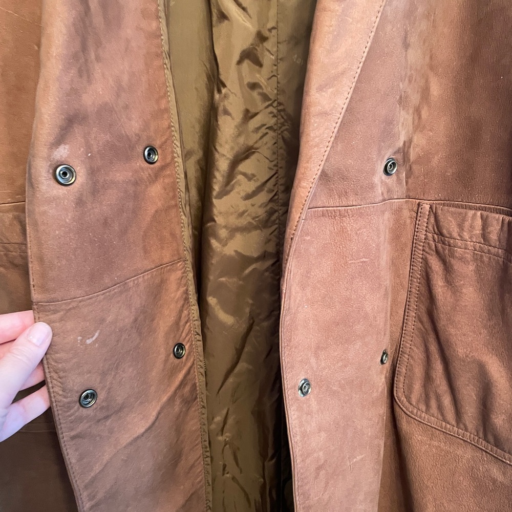 Adventure Bound by Wilson Leather Trench Coat - Picture 11 of 12